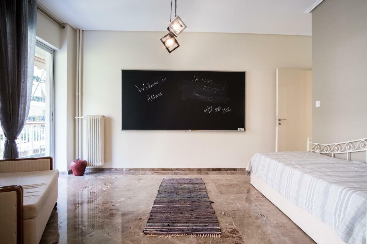 Comfy Apartment Of 104 M² Near Metro! Athen Eksteriør bilde